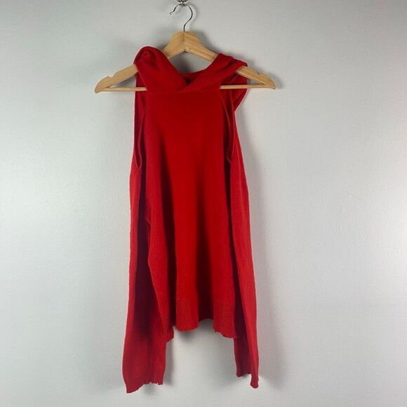 RTA Juno 100% Cashmere Hoodie - Red - Size Small - Picture 3 of 10